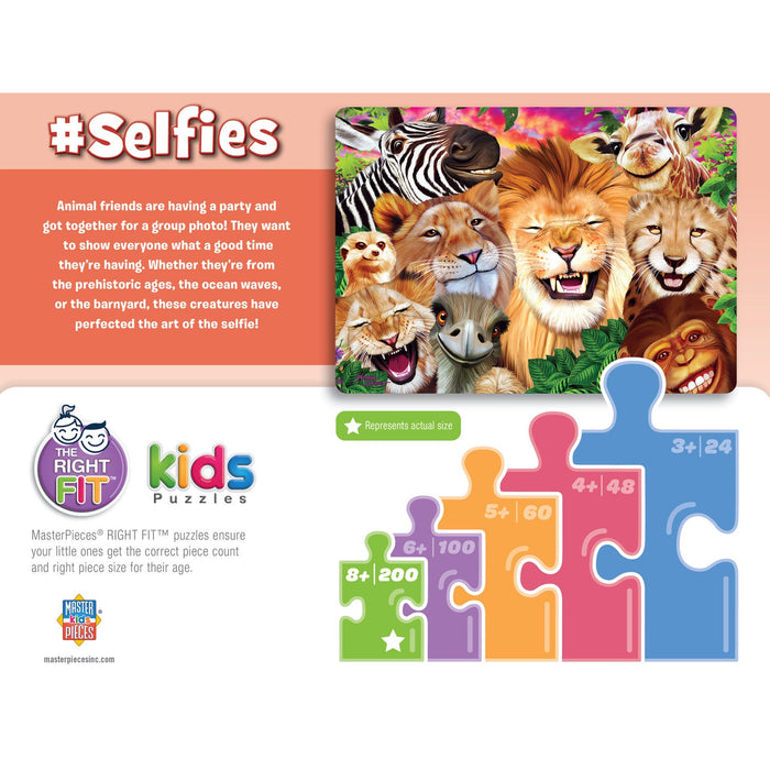 Selfies - Safari Sillies 200 Piece Jigsaw Puzzle - Just $12.99! Shop now at Retro Gaming of Denver