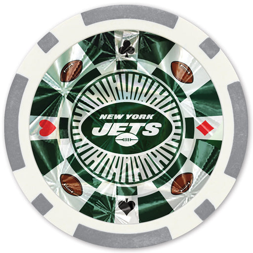 New York Jets 20 Piece Poker Chips - Just $5.99! Shop now at Retro Gaming of Denver