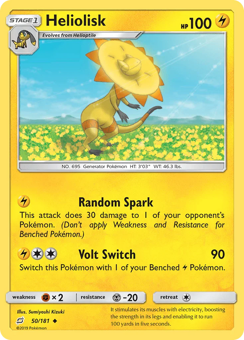 Heliolisk (50/181) [Sun & Moon: Team Up] - for just $0.10! 