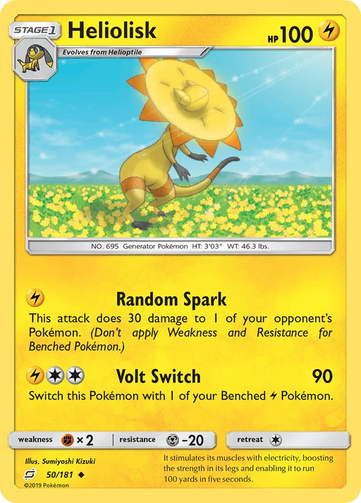 Heliolisk (50/181) [Sun & Moon: Team Up] - for just $0.10! 
