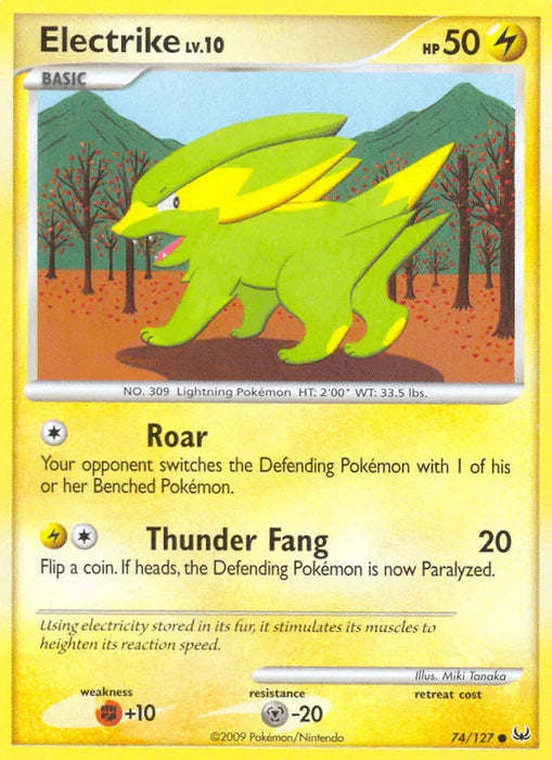 Electrike (74/127) [Platinum: Base Set] - for just $0.15! 