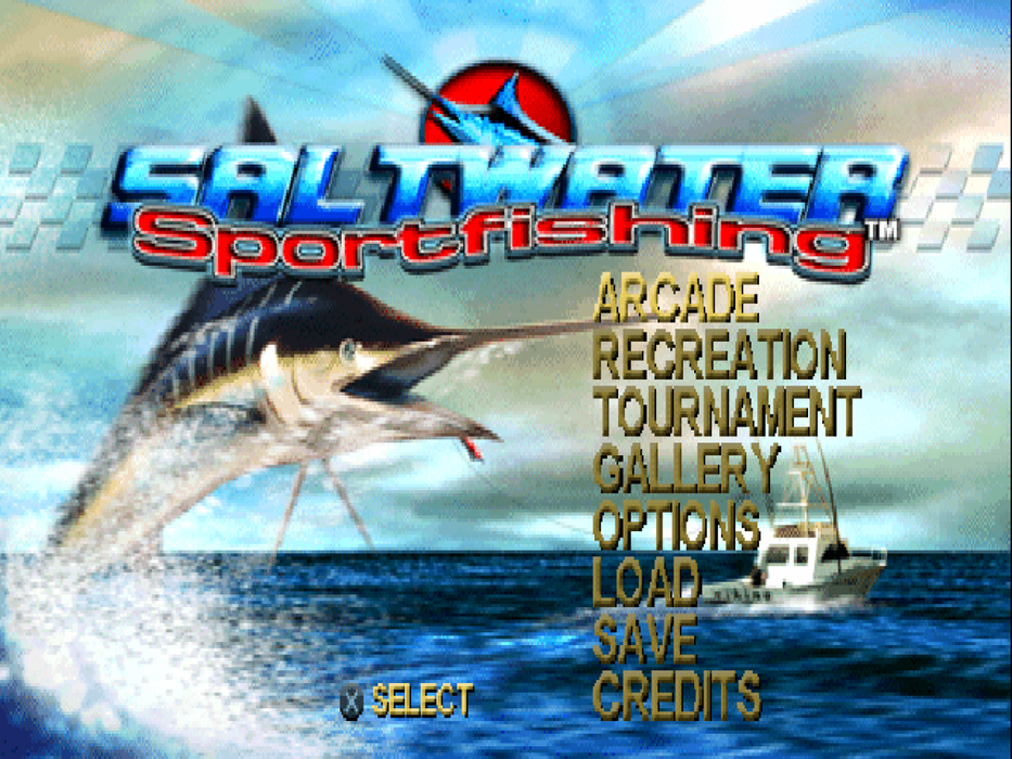 Saltwater Sport Fishing – PlayStation 1 (PS1) - for just $4.99! 