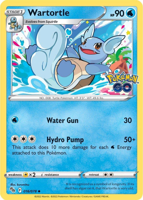 Wartortle (016/078) [Pokémon GO] - for just $0.10! 