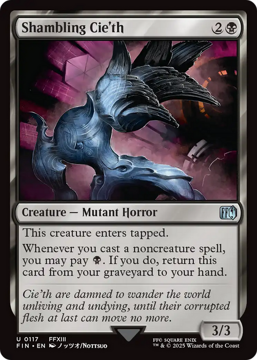Shambling Cie'th (FIN-117) - FINAL FANTASY Foil - for just $0.05! 