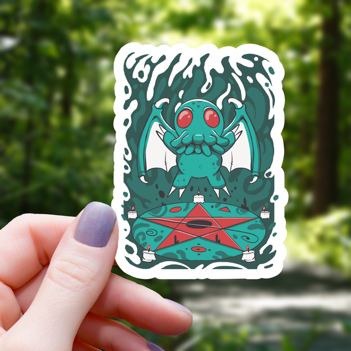 Cthulhu Monster Pentagram Sticker - 3" - for just $3.50! 
