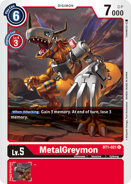 MetalGreymon [BT1-021] [Release Special Booster Ver.1.0] - Just $0.09! Shop now at Retro Gaming of Denver