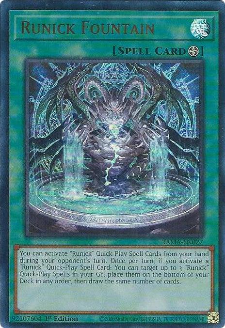 Runick Fountain [TAMA-EN027] Ultra Rare - for just $0.40! 