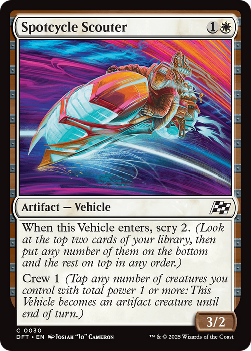 Spotcycle Scouter (DFT-030) - Aetherdrift - for just $0.01! 