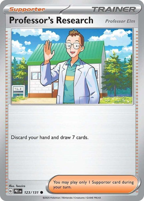 Professor's Research (123/131) [Professor Elm] [Scarlet & Violet: Prismatic Evolutions] - for just $0.10! 