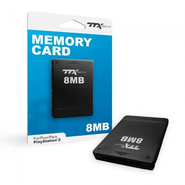 TTX Tech PS2 Memory Card [8MB] – PlayStation 2 Accessory (PS2) - for just $9.99! 
