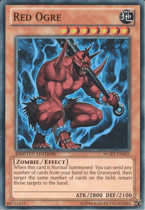 Red Ogre [WGRT-EN025] Super Rare - for just $0.10! 