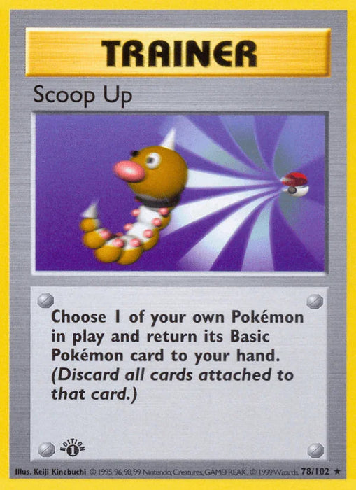 Scoop Up (78/102) (Shadowless) [Base Set 1st Edition] - for just $20! 