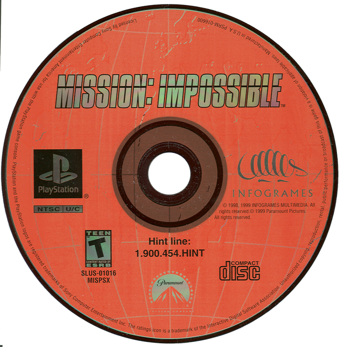 Mission Impossible – PlayStation 1 (PS1) - for just $0! 
