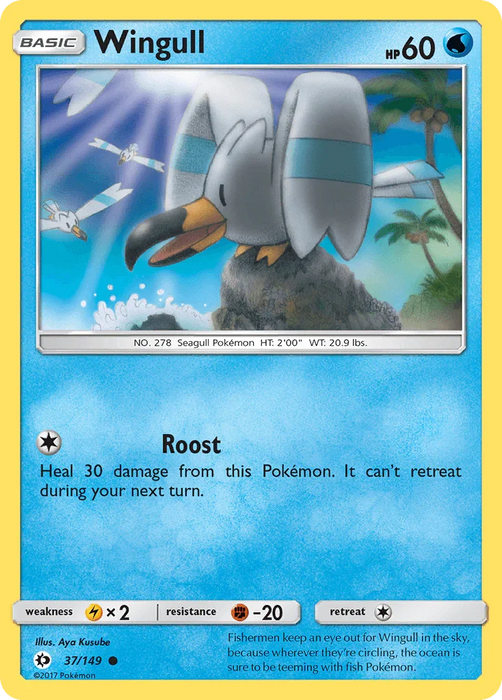 Wingull (37/149) [Sun & Moon: Base Set] - for just $0.10! 