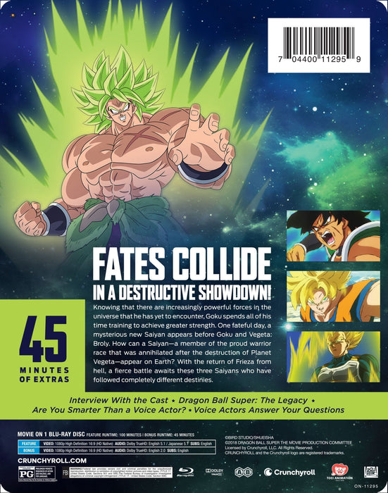 Dragon Ball Super: Broly - The Movie - Limited Edition Steelbook (Blu-ray) - for just $39.99! 