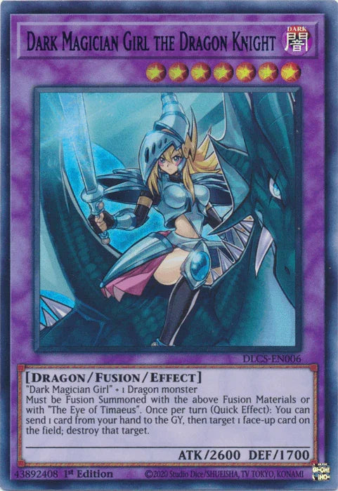 Dark Magician Girl the Dragon Knight (Green) [DLCS-EN006] Ultra Rare - for just $2! 