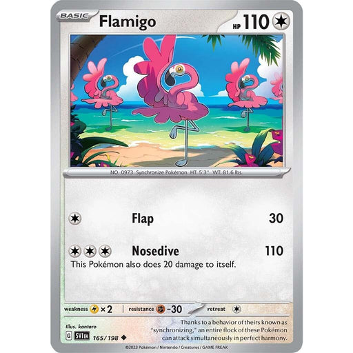 Flamigo (165/198) [Scarlet & Violet: Base Set] - Just $0.04! Shop now at Retro Gaming of Denver