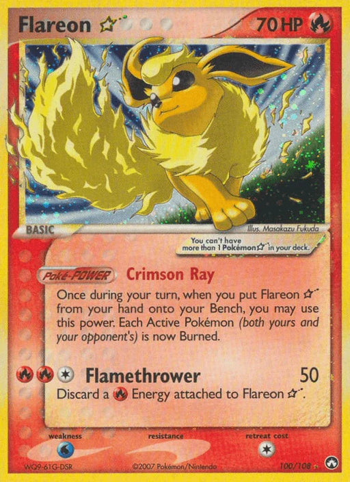 Flareon Star (100/108) [EX: Power Keepers] - for just $800! 