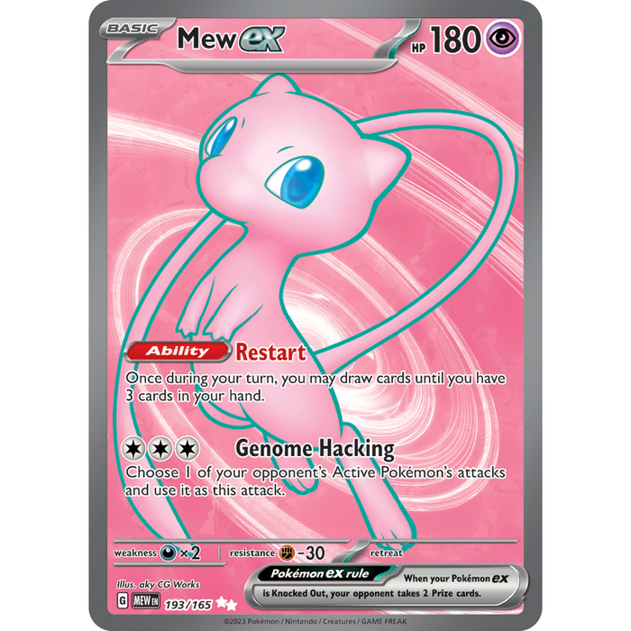 Mew ex (193/165) [Scarlet & Violet: 151] - Just $10.45! Shop now at Retro Gaming of Denver