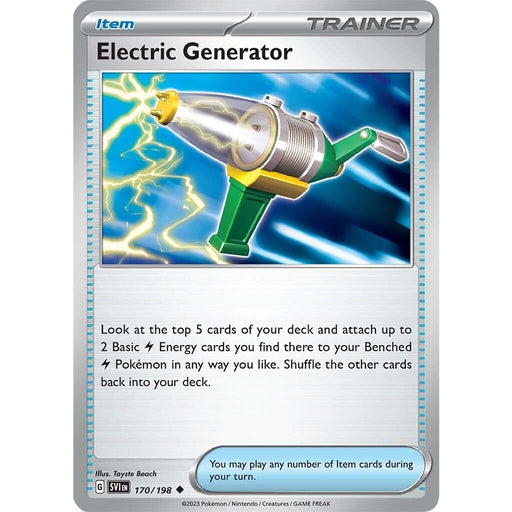 Electric Generator (170/198) [Scarlet & Violet: Base Set] - Just $0.05! Shop now at Retro Gaming of Denver