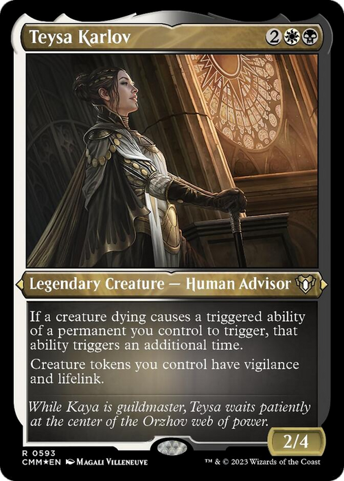 Teysa Karlov (Foil Etched) [Commander Masters] - Just $1.10! Shop now at Retro Gaming of Denver