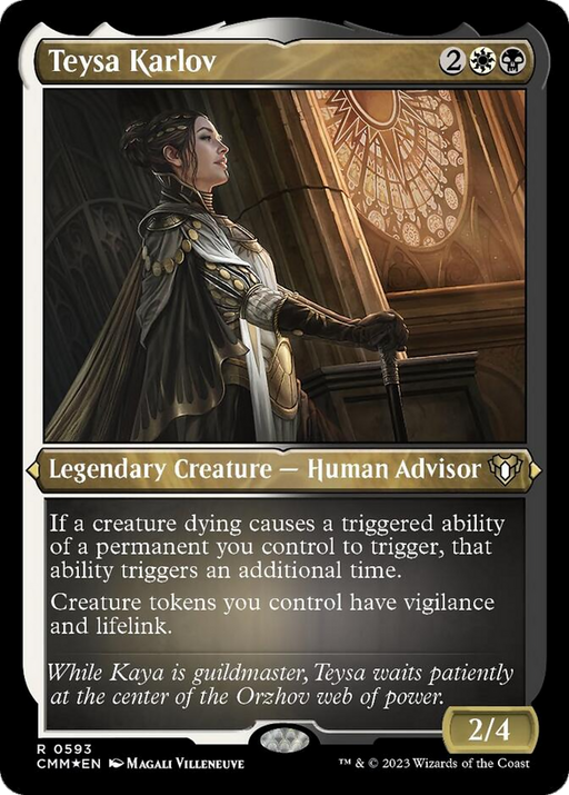 Teysa Karlov (Foil Etched) [Commander Masters] - Just $1.10! Shop now at Retro Gaming of Denver