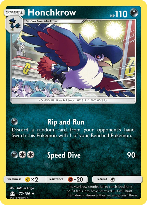 Honchkrow (72/156) [Sun & Moon: Ultra Prism] - for just $0.10! 
