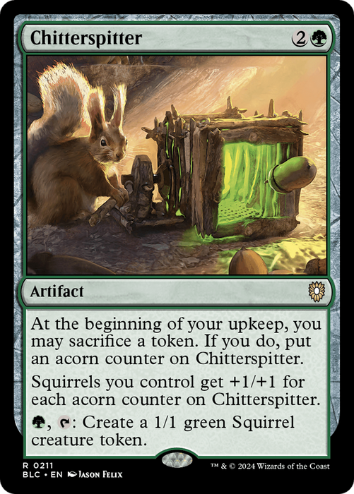 Chitterspitter (BLC-211) - Bloomburrow Commander - for just $0.08! 
