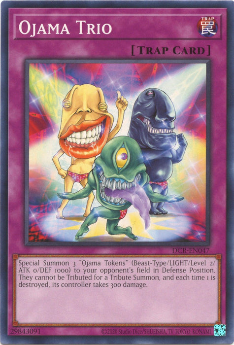 Ojama Trio (25th Anniversary) [DCR-EN047] Common - for just $0.35! 