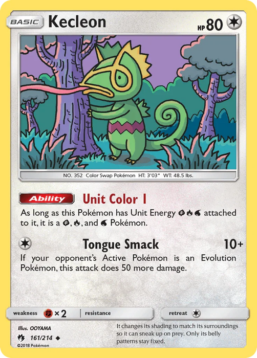 Kecleon (161/214) [Sun & Moon: Lost Thunder] - for just $0.15! 