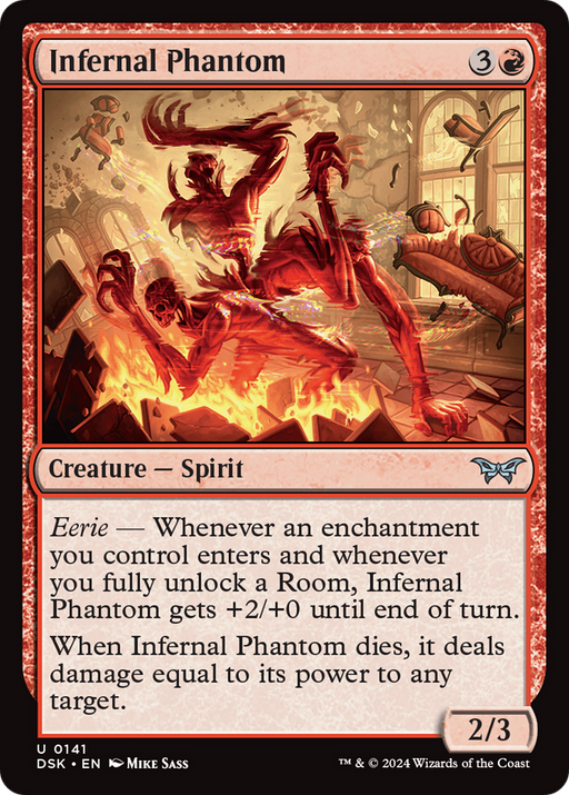 Infernal Phantom (DSK-141) - Duskmourn: House of Horror - for just $0.03! 