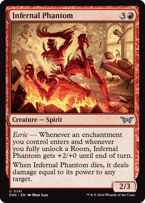 Infernal Phantom (DSK-141) - Duskmourn: House of Horror Foil - for just $0.02! 