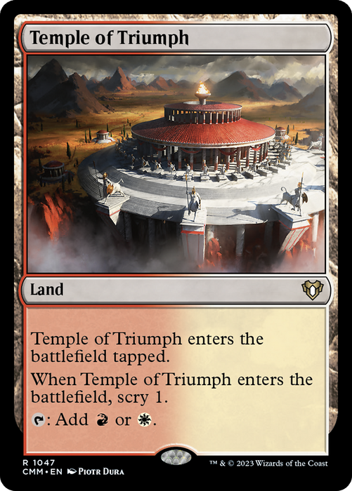 Temple of Triumph (CMM-1047) - Commander Masters - for just $0.05! 