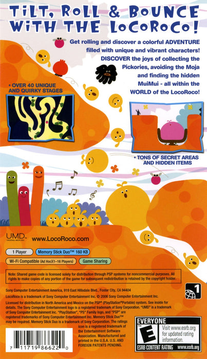 LocoRoco – PlayStation Portable (PSP) - for just $15.99! 