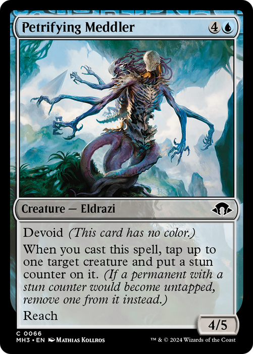 Petrifying Meddler (MH3-066) - Modern Horizons 3: (devoid) - for just $0.01! 