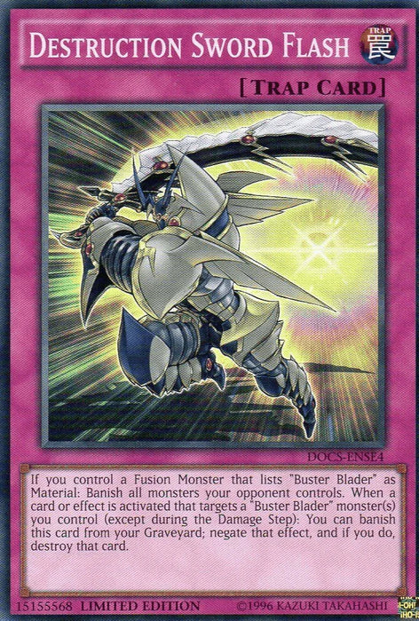 Destruction Sword Flash [DOCS-ENSE4] Super Rare - for just $1.90! 