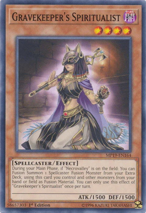 Gravekeeper's Spiritualist [MP19-EN164] Common - for just $0.15! 