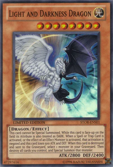 Light and Darkness Dragon [STOR-ENSE1] Super Rare - for just $0.75! 