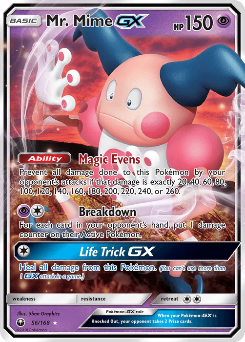 Mr. Mime GX (56/168) [Sun & Moon: Celestial Storm] - for just $1.50! 