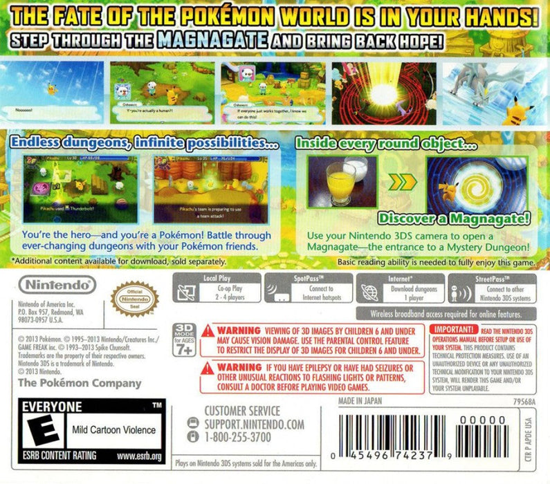 Pokemon Mystery Dungeon: Gates To Infinity – Nintendo 3DS (3DS) - for just $28.99! 