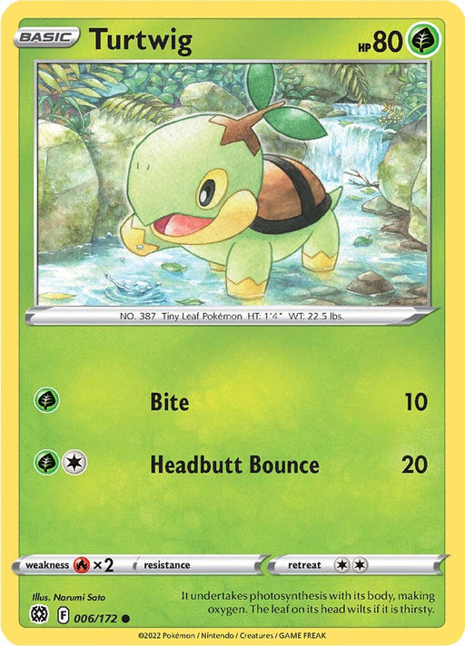 Turtwig (006/172) [Sword & Shield: Brilliant Stars] - Just $0.05! Shop now at Retro Gaming of Denver