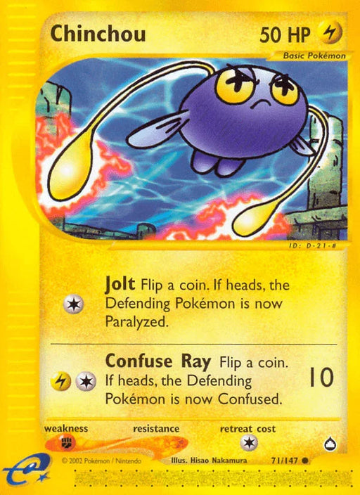 Chinchou (71/147) [Aquapolis] - for just $1.80! 