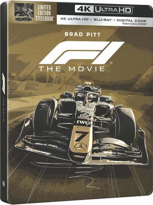 F1: The Movie - Limited Edition Steelbook (4K Ultra HD + Blu-ray + Digital) - for just $64.99! 