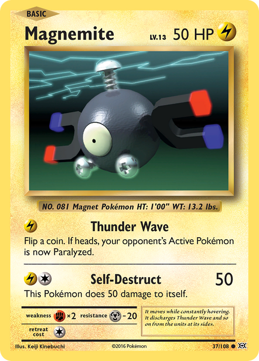 Magnemite (37/108) [XY: Evolutions] - Just $0.05! Shop now at Retro Gaming of Denver