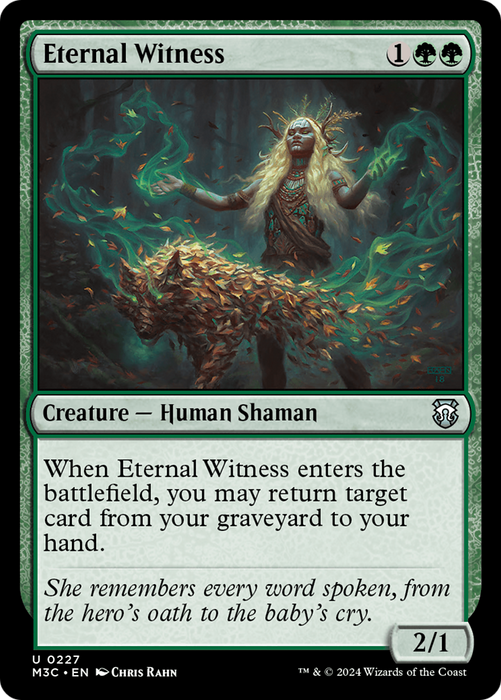 Eternal Witness (M3C-227) - Modern Horizons 3 Commander - for just $0.37! 