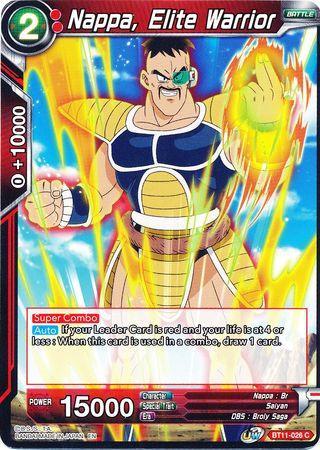 Nappa, Elite Warrior (BT11-026) [Vermilion Bloodline] - for just $0.10! 