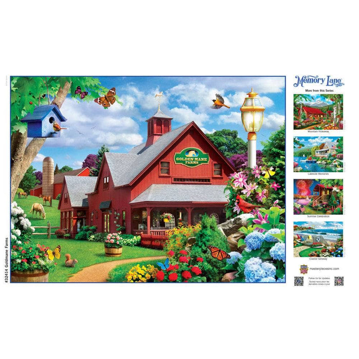 Memory Lane - Goldmane Farms 300 Piece EZ Grip Jigsaw Puzzle - for just $14.99! 