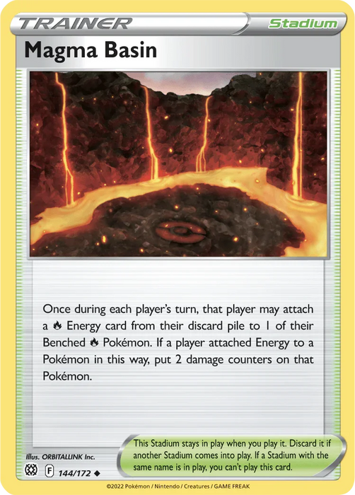 Magma Basin (144/172) [Sword & Shield: Brilliant Stars] - for just $0.10! 