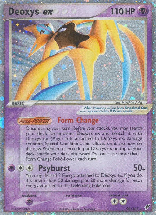 Deoxys ex (98/107) [EX: Deoxys] - for just $72! 