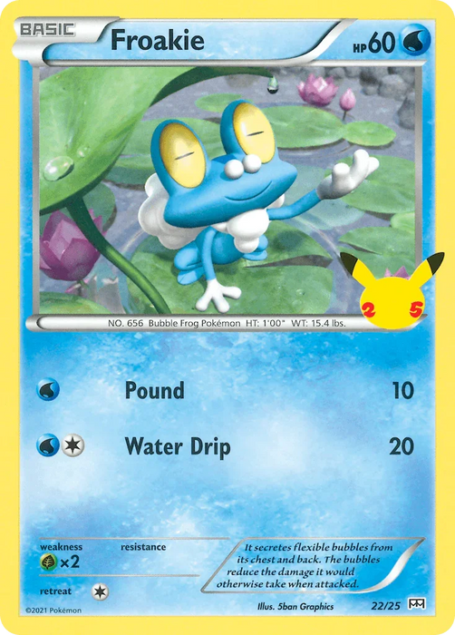 Froakie (22/25) [McDonald's 25th Anniversary] - for just $0.20! 